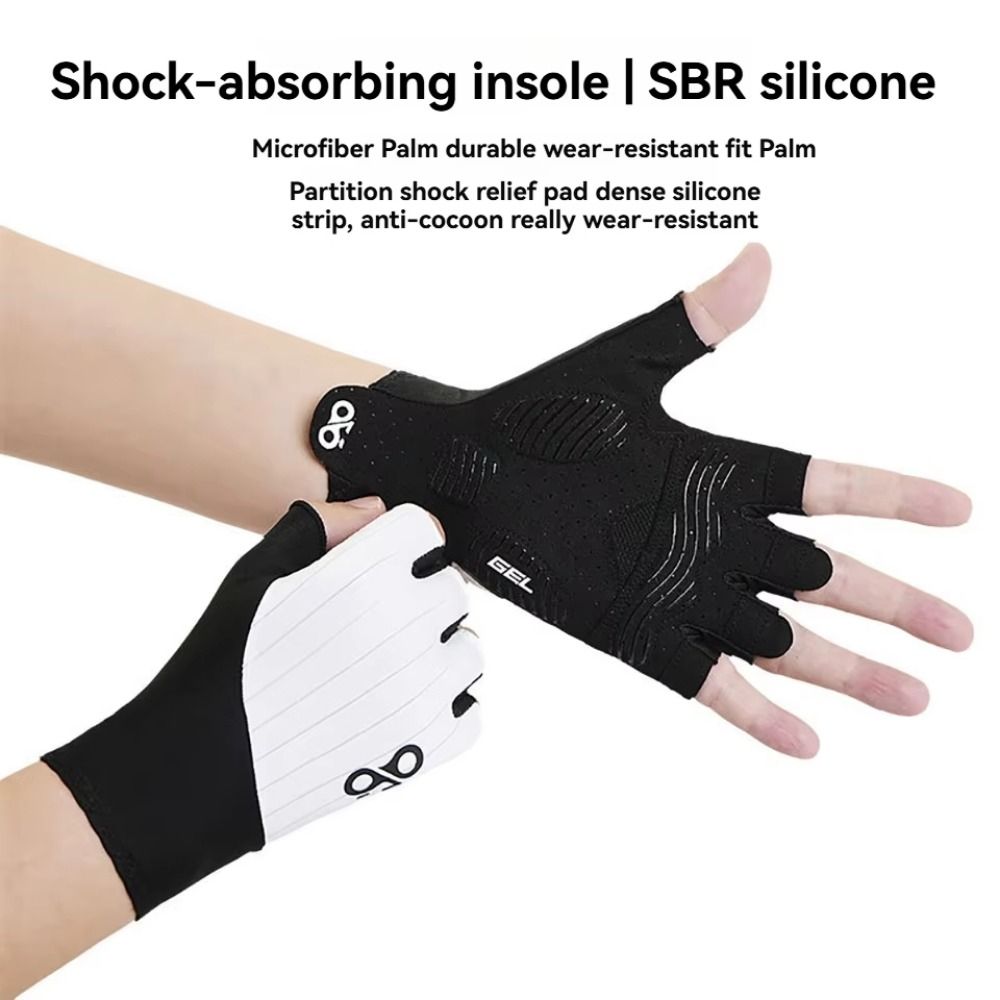 Wristband Pair Sweat - 1 Pair Breathable Cycling Gloves Anti-Slip
