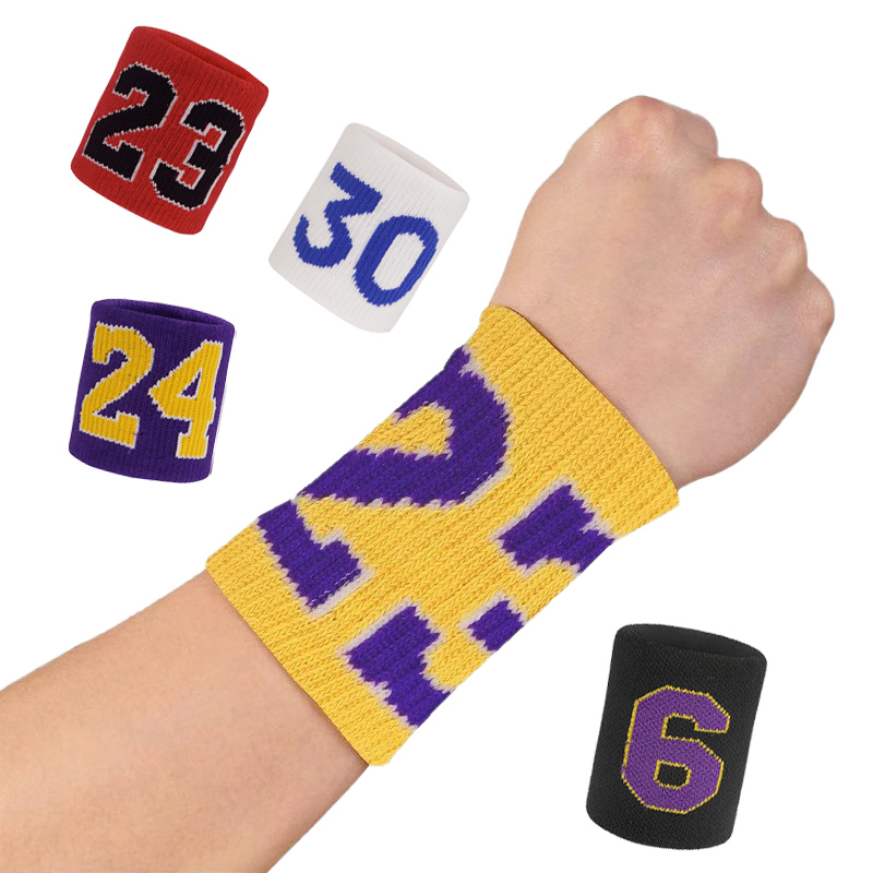 Wristband Pair Sweat - 1 Pair Fitness Basketball Wristband Sport