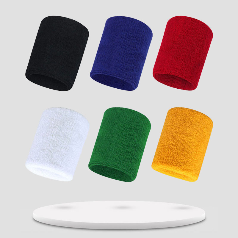 Wristband Pair Sweat - 1 Pair Cotton Elastic Wristband Support