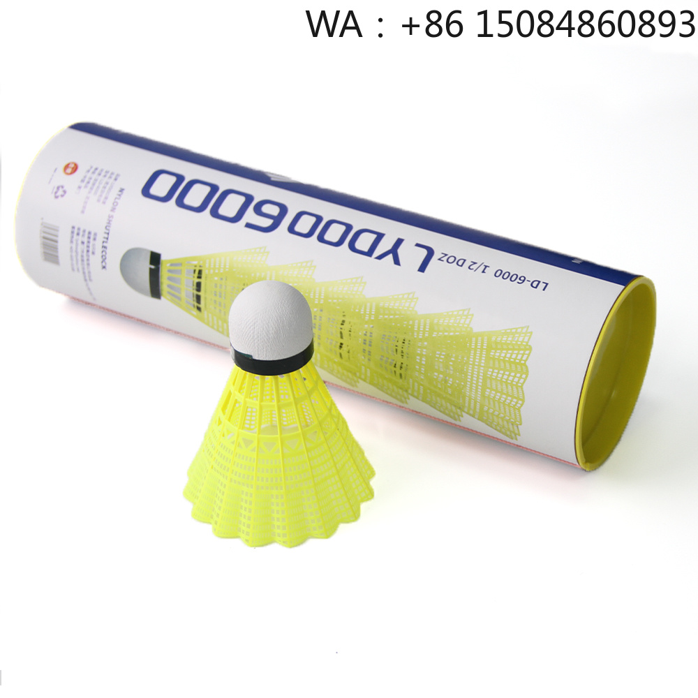 Nylon Shuttlecock 12 - Grade A training badminton shuttlecocks, nylon