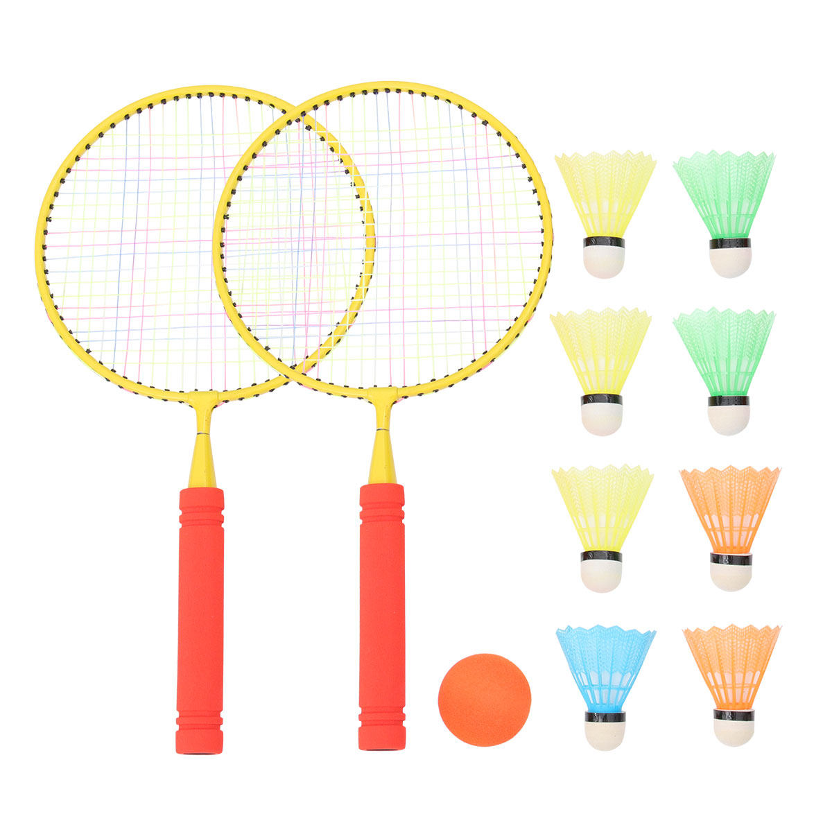 Badminton Kids - 1Set Kids Badminton Rackets Watermelon Red