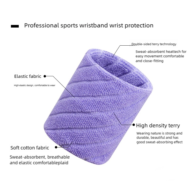 1 Pairs Cotton Elastic Wristba - огляд і ціна Wristband Pair Sweat