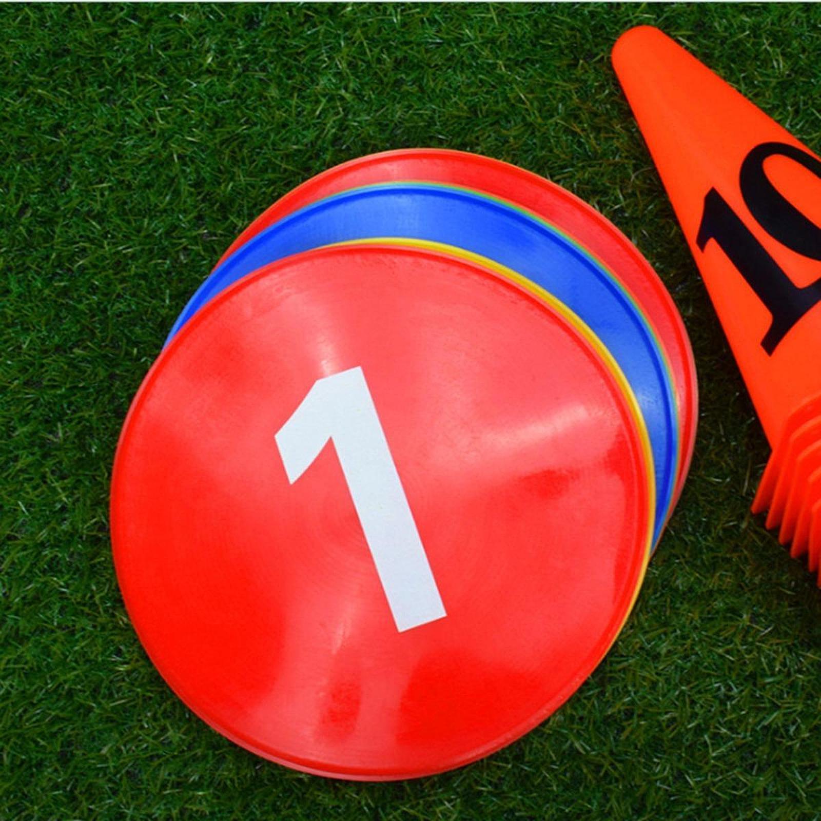 Soccer Flat Cones PVC Markers  - огляд і ціна Court Marker Cone