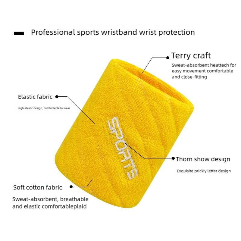 1 Pairs Cotton Elastic Wristba - огляд і ціна Wristband Pair Sweat
