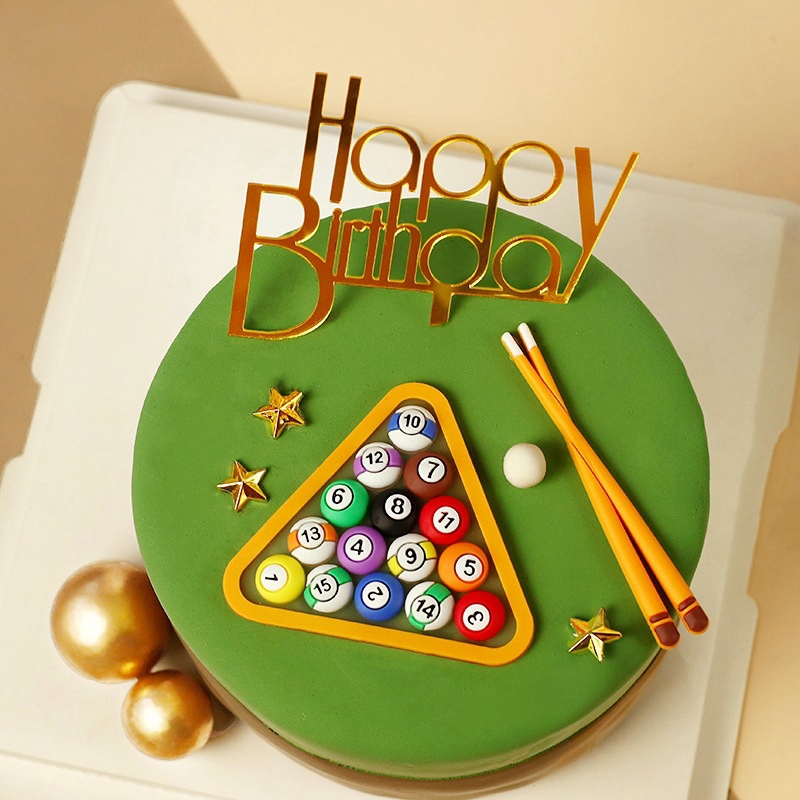 Billiard Ball Cake Decoration  - огляд і ціна Badminton Kids