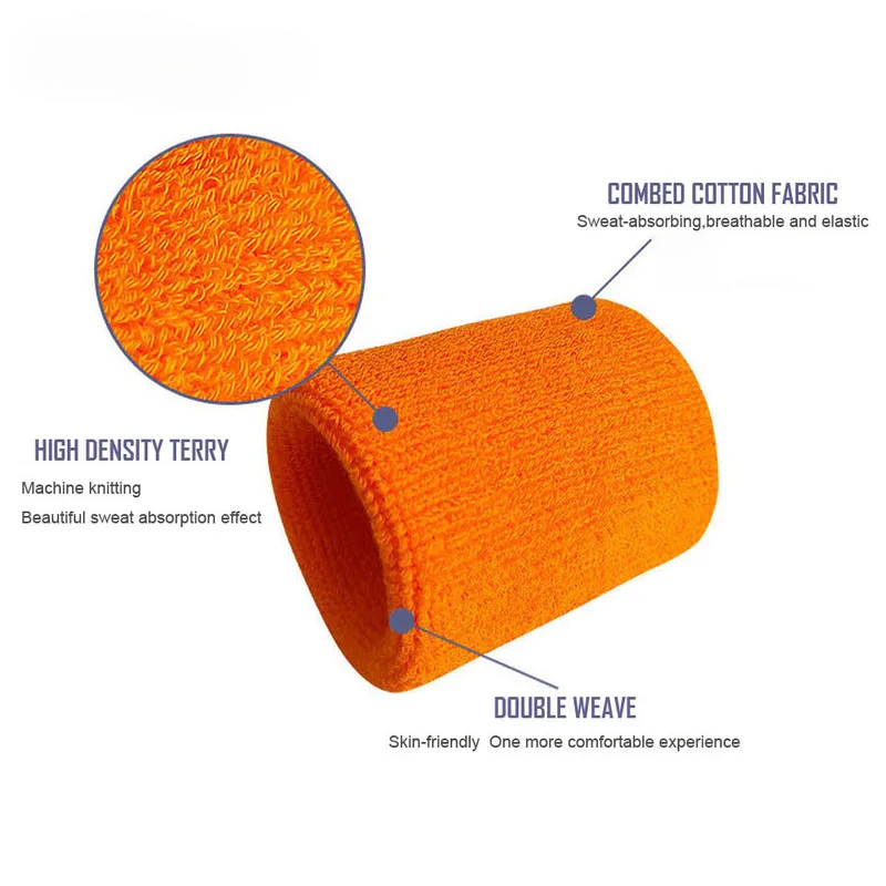 1 Pair Sport Wristbands Cotton - огляд і ціна Wristband Pair Sweat